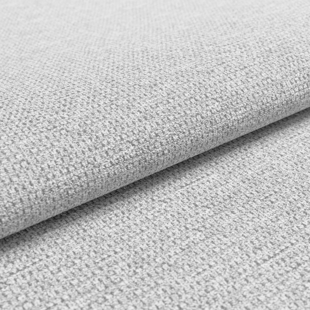 RELAXLIEGE in Flachgewebe Hellgrau  - Hellgrau/Schwarz, MODERN, Textil/Metall (82/53-115/156-206cm) - Pure Home Comfort
