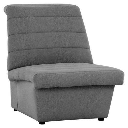 SESSEL Webstoff Graubraun    - Graubraun/Schwarz, Design, Kunststoff/Textil (72/92/103cm) - LOOKS by W.Joop
