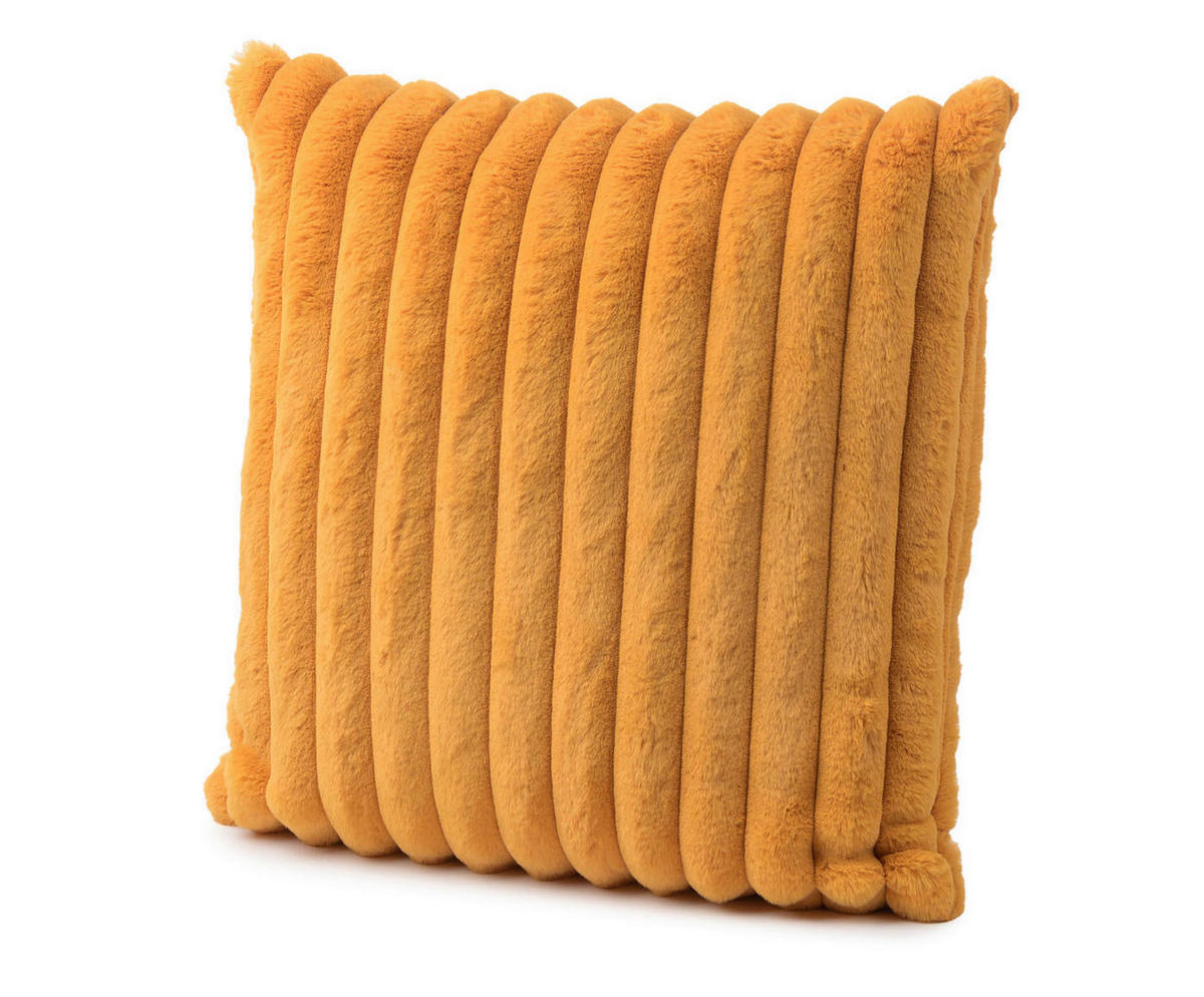DEKORAČNÍ POLŠTÁŘ 45/45 cm - tmavě žlutá, Basics, textil (45/45cm) - Novel