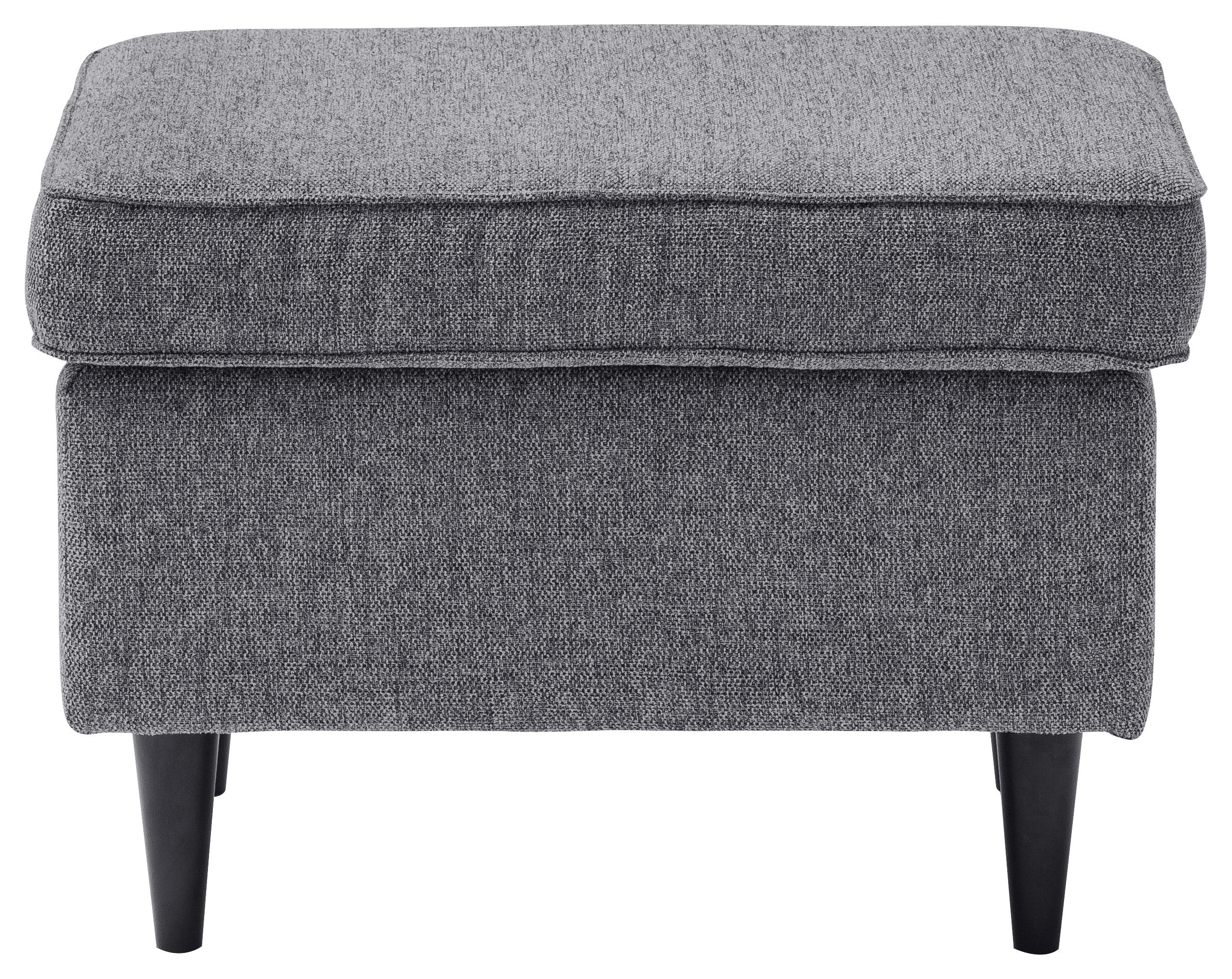 TABURE 63/43/42 cm  antracit  - crna/antracit, Osnovno, tekstil/pločasti materijal (63/43/42cm) - Hom`in