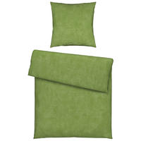 BETTWÄSCHE Stowa Renforcé 155/220 cm  - Grün, KONVENTIONELL, Textil (155/220cm) - Novel