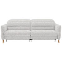 2-SITZER-SOFA in Webstoff Ecru  - Ecru/Eiche Bianco, Design, Holz/Textil (234-262/85-106/98-112cm) - Dieter Knoll