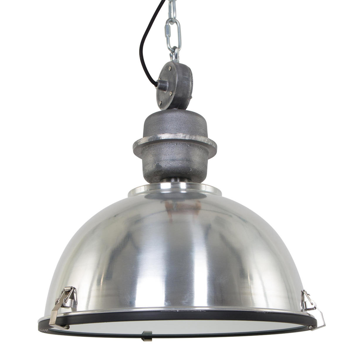PENDELLEUCHTE  42/145/42 cm   - Silberfarben, Trend, Glas/Metall (42/145/42cm)