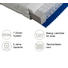 TASCHENFEDERKERNMATRATZE POLAR 3D PRO 180/200 cm 22 cm - Weiß, Basics, Textil (180/200cm) - Dieter Knoll