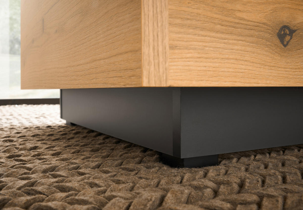COUCHTISCH in Holzwerkstoff 76/35/75 cm  - Eichefarben/Graphitfarben, Design, Holzwerkstoff (76/35/75cm) - MID.YOU