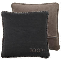 KISSENHÜLLE Uni Doubleface 50/50 cm  - Taupe/Anthrazit, Basics, Textil (50/50cm) - Joop!