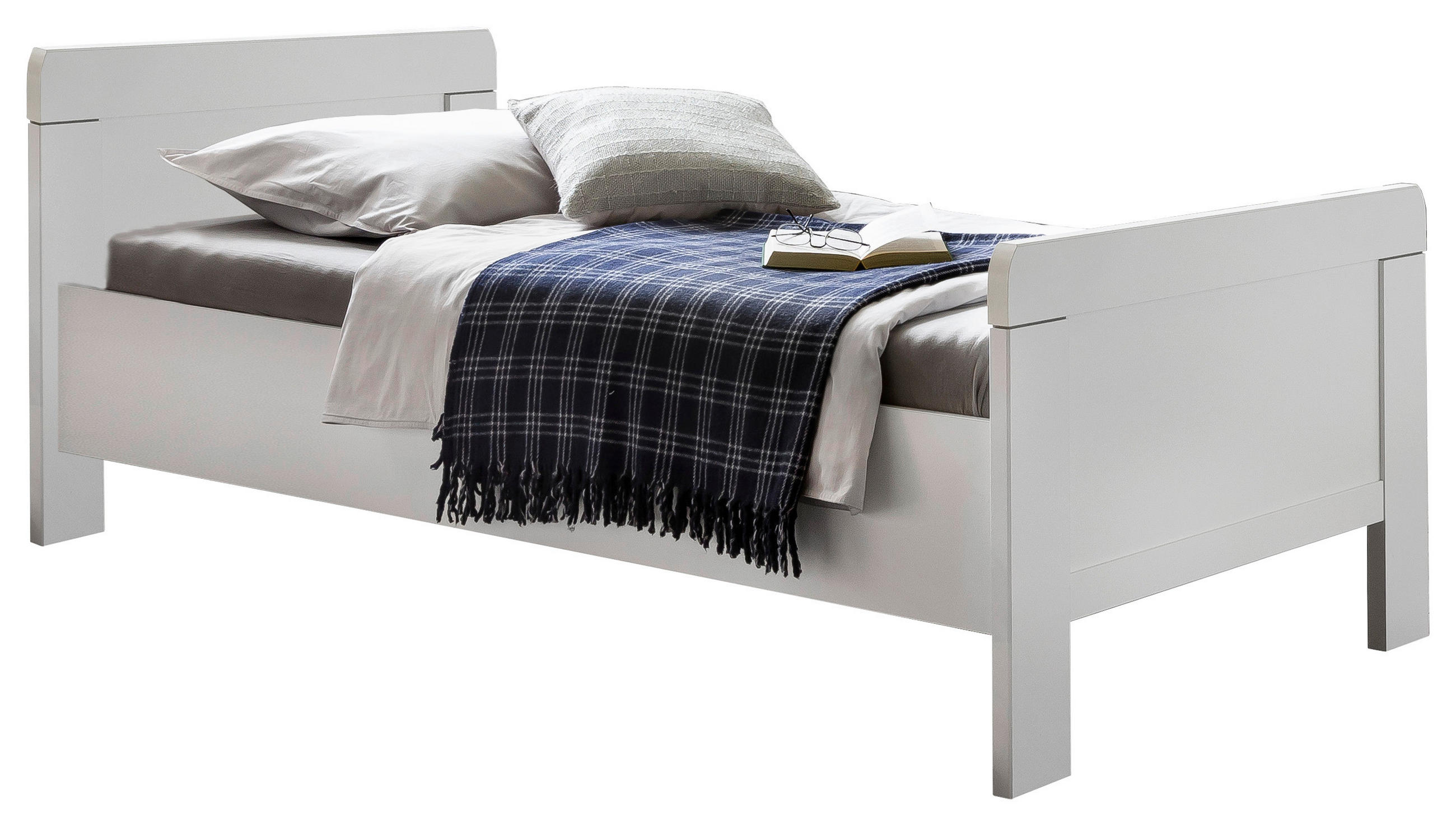 MID.YOU POSTEĽ, 90/200 cm biela