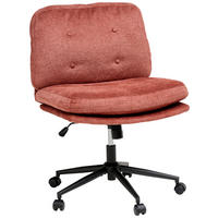 Scaun Rotativ, microfibră, roșu - roșu/negru, Modern, plastic/lemn (66/90/98/76cm) - MID.YOU