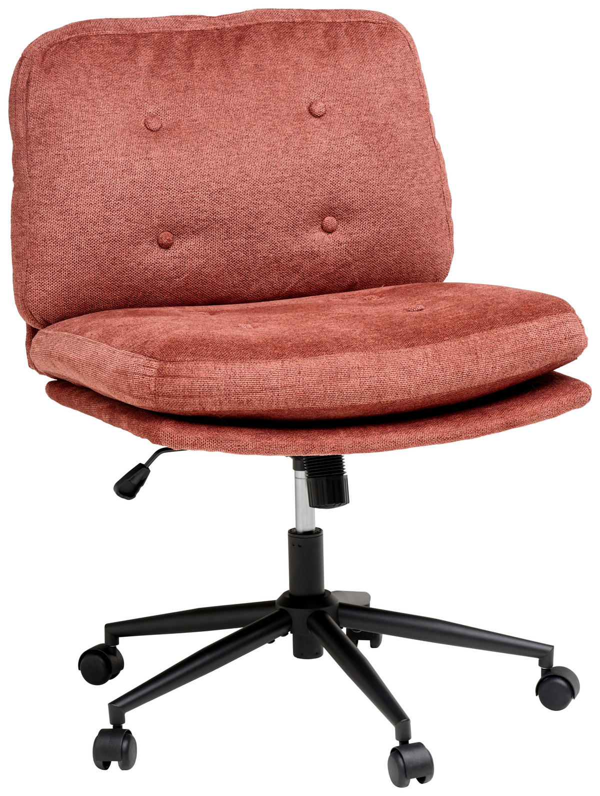 Scaun Rotativ, microfibră, roșu - roșu/negru, Modern, plastic/lemn (66/90/98/76cm) - MID.YOU