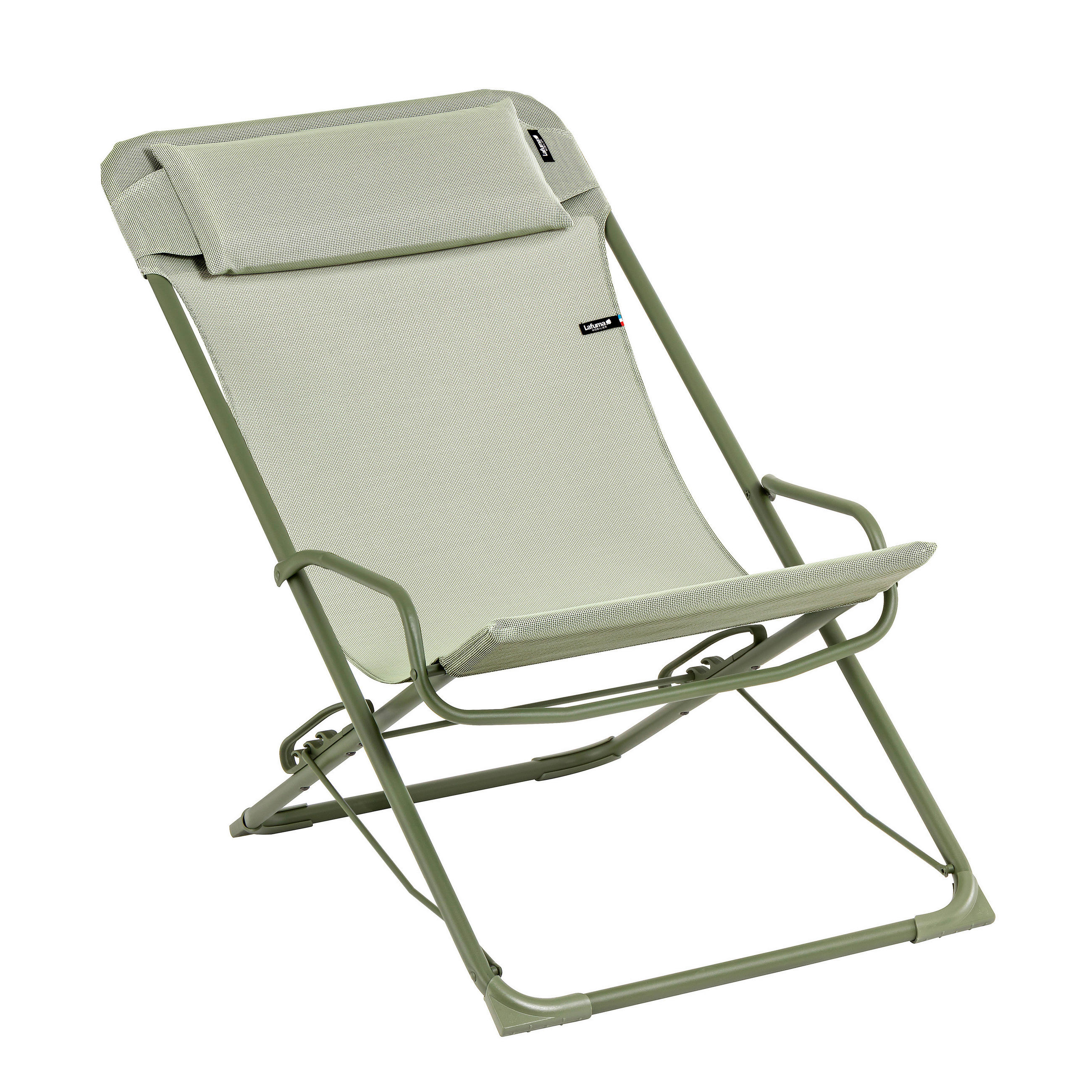 STRANDSTUHL Stahl Grün  - Grün, Basics, Kunststoff/Metall (60/91/83cm) - Lafuma Mobilier