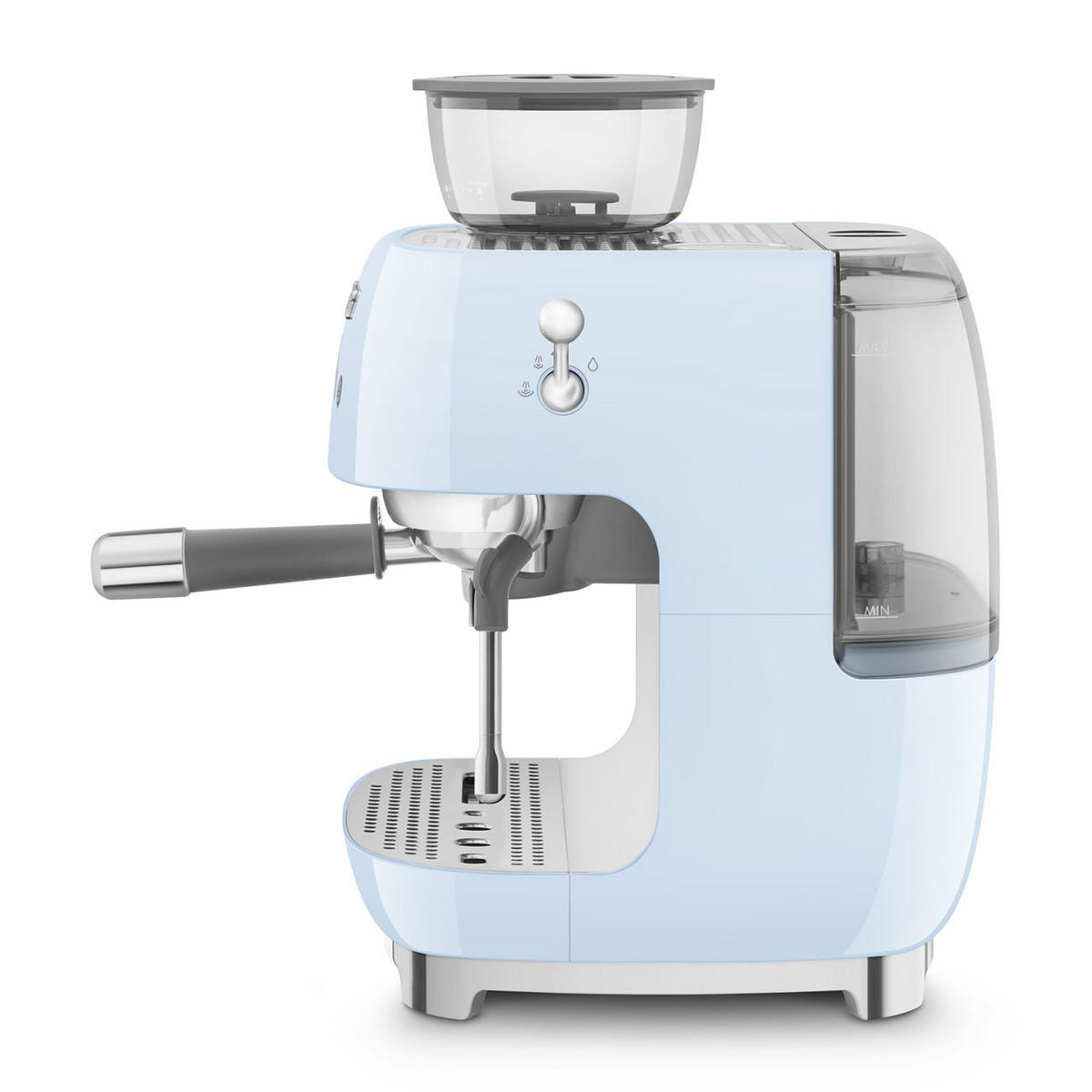 ESPRESSOMASCHINE  - Pastellblau, Basics, Kunststoff/Metall (33,4/44,3/43cm) - SMEG