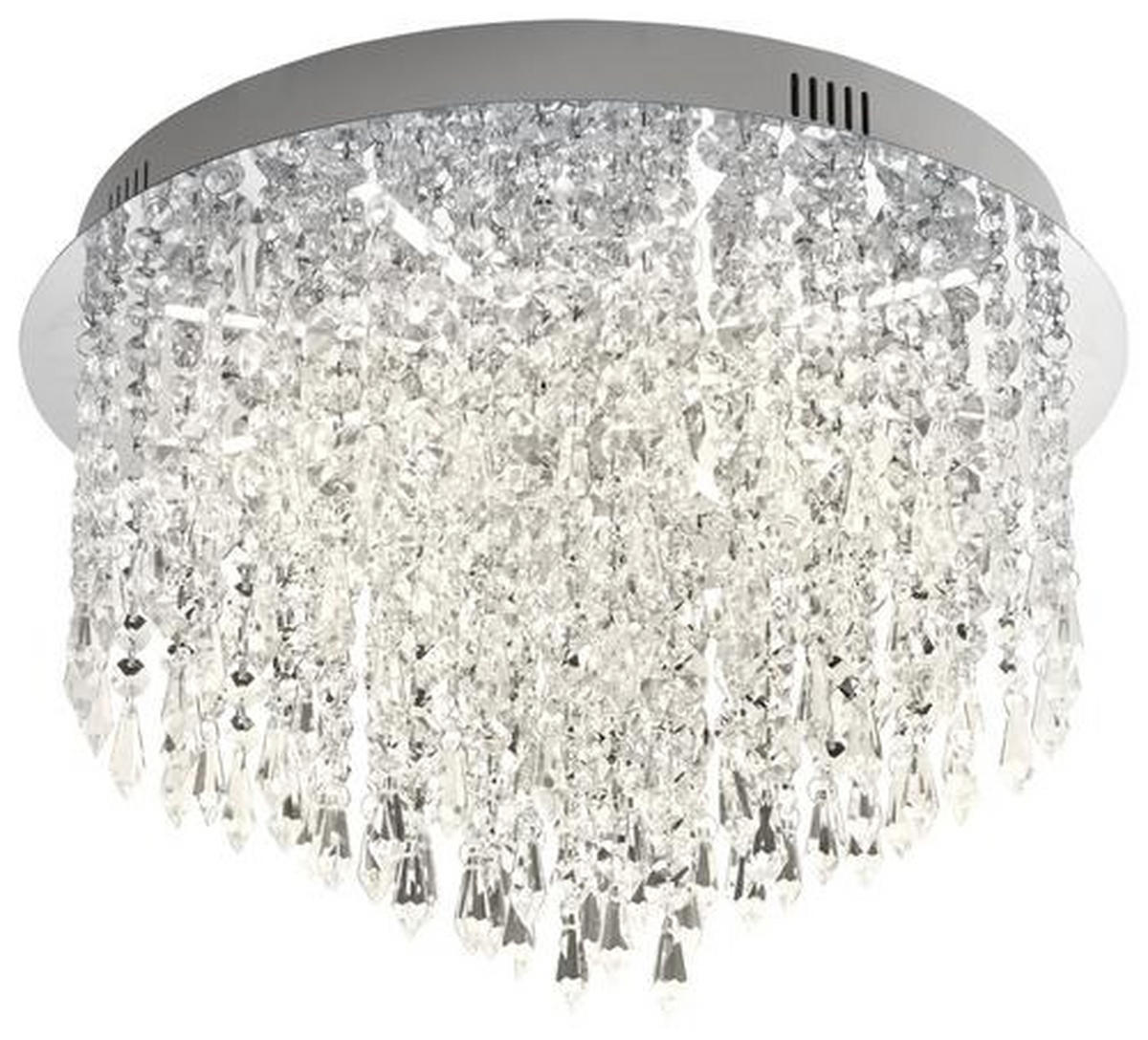 STROPNÍ LED SVÍTIDLO, 40 cm - barvy chromu, Konvenční, kov (40cm)