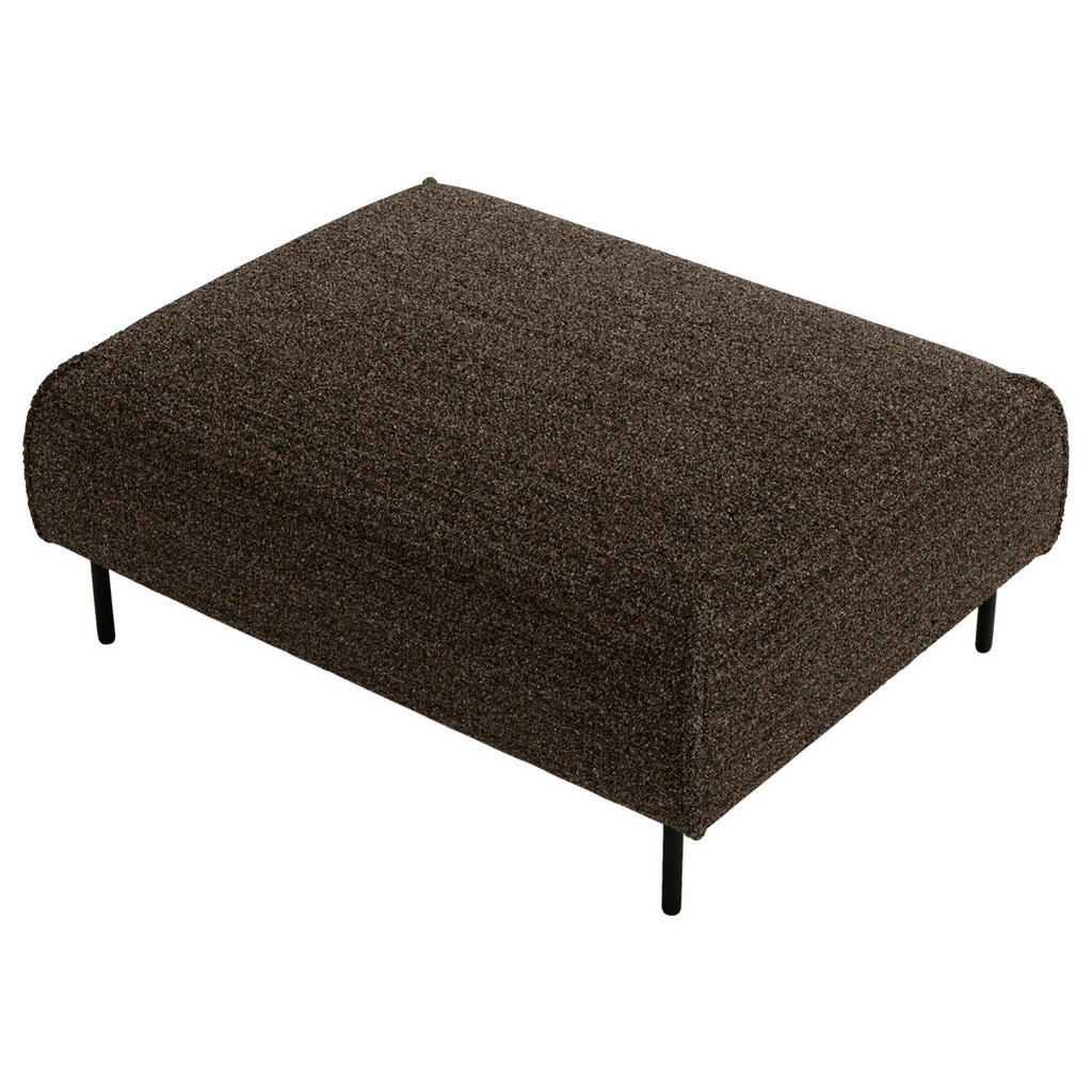Thumbnail - Livetastic Hocker, Schwarz, Dunkelbraun, Textil, rechteckig, 100x42x97 cm, Made in EU, Wohnzimmer, Hocker, Sitzhocker