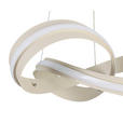 LED-HÄNGELEUCHTE 52/52/120 cm  - Sandfarben, Design, Kunststoff/Metall (52/52/120cm) - Novel