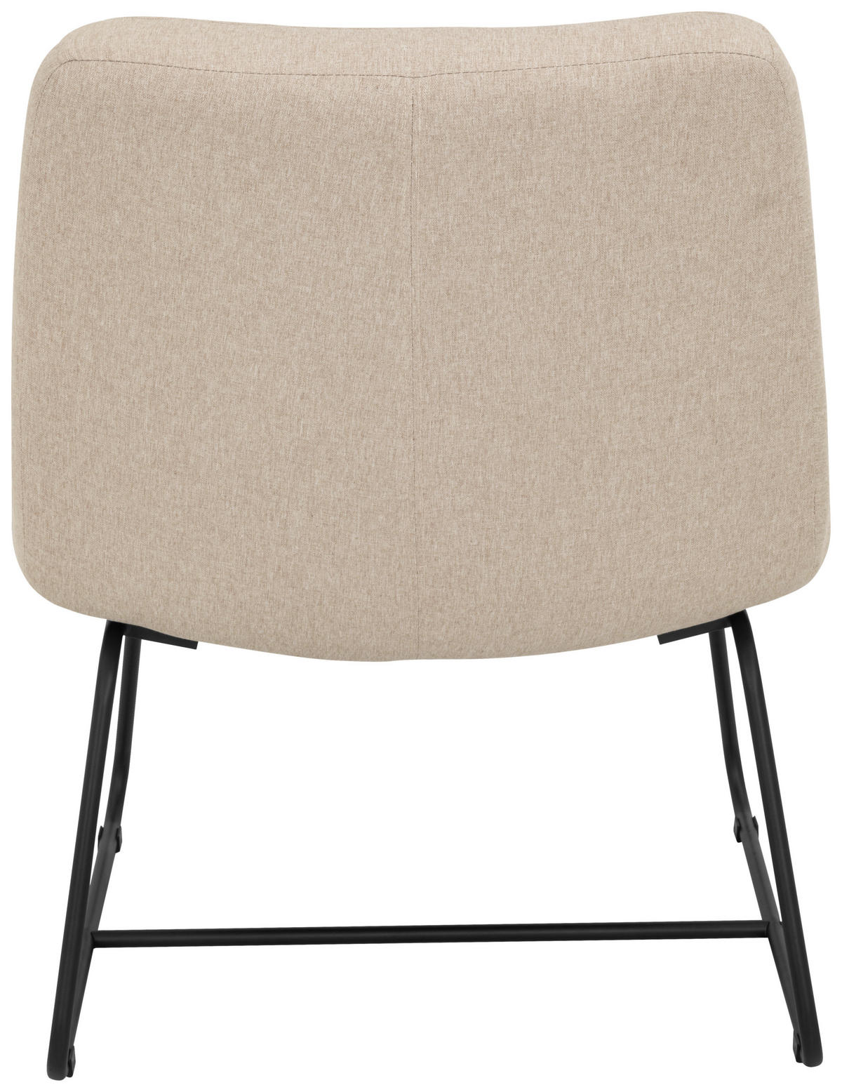 SESSEL Webstoff Beige    - Beige/Schwarz, MODERN, Textil/Metall (66/85/69cm) - P & B