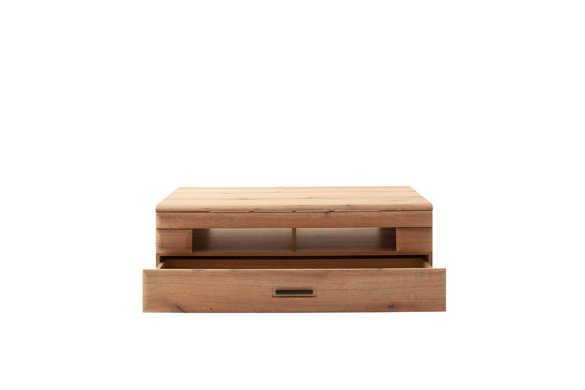 COUCHTISCH in Holzwerkstoff 115/68/43 cm - Eichefarben/Anthrazit, Design, Holzwerkstoff/Metall (115/68/43cm) - Livetastic