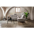 ECKSOFA  in Chenille Grau  241/184 cm  - Schwarz/Grau, MODERN, Holz/Textil (241/184cm) - Carryhome