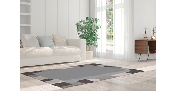 WEBTEPPICH 70/140 cm Grau, Taupe  - Taupe/Grau, Basics, Textil (70/140cm) - Novel