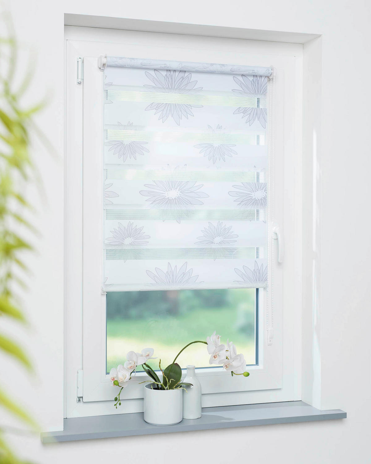 DOPPELROLLO  blickdicht  75/150 cm    - Weiß, Basics, Textil (75/150cm) - Schwöller