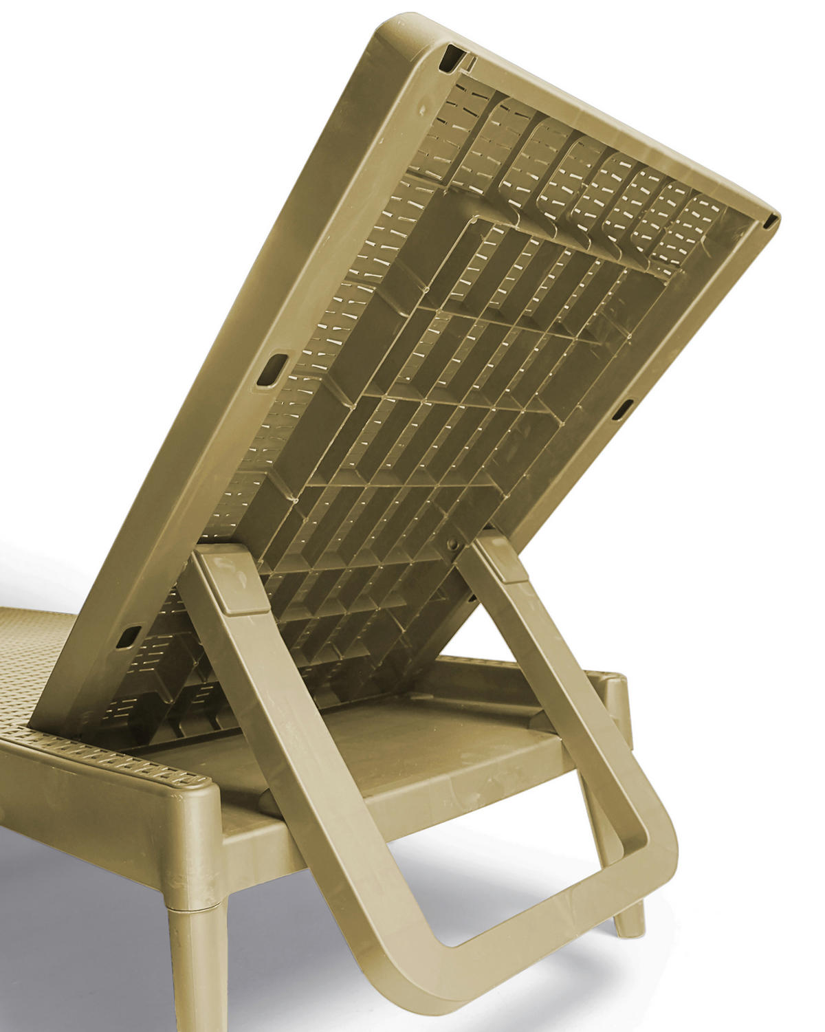 SONNENLIEGE 180/29/60 cm  - Cappuccino, Basics, Kunststoff (180/29/60cm)