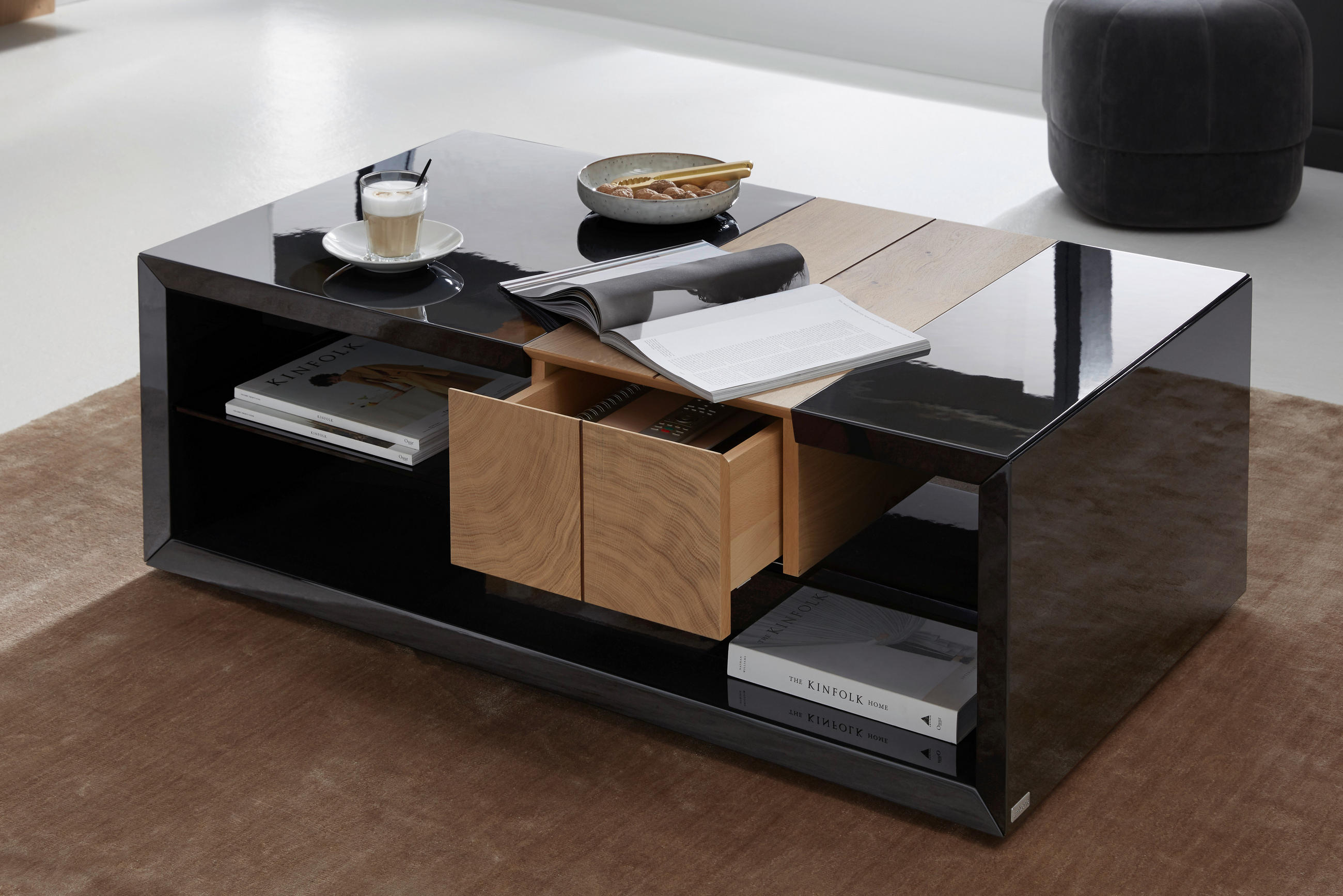 COUCHTISCH Holz, Holzwerkstoff 120/67/40 cm  - Eiche Bianco/Eichefarben, Design, Holz/Holzwerkstoff (120/67/40cm) - Ambiente