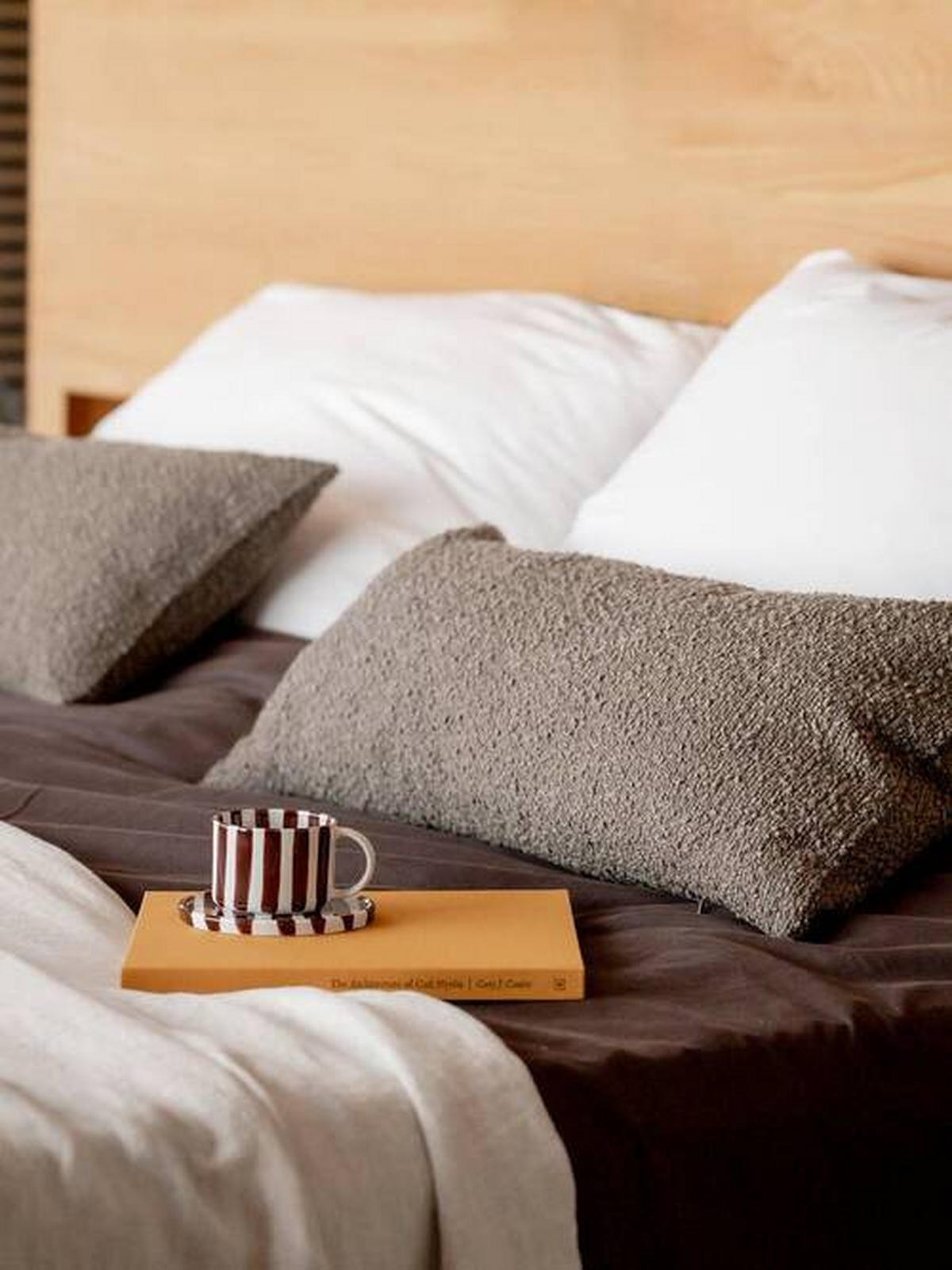 ZIERKISSEN  35/80 cm   - Braun, Basics, Textil (35/80cm)