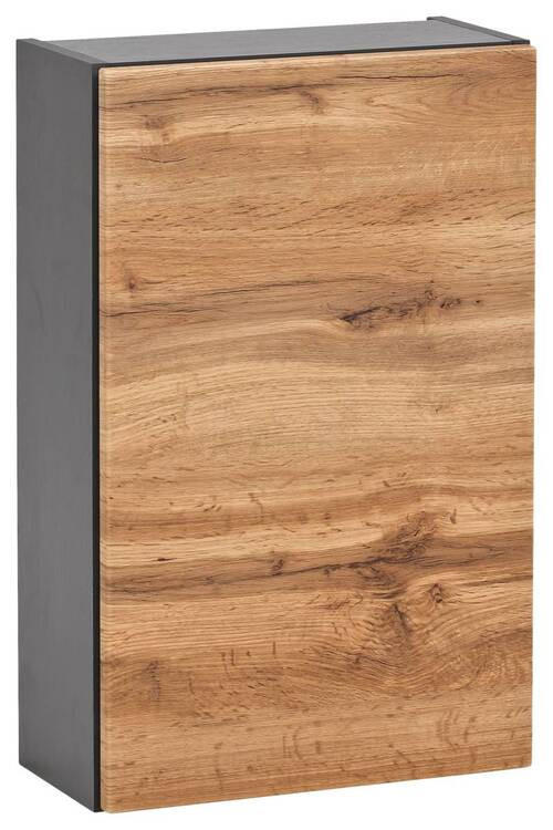 HÄNGESCHRANK 40/64/20 cm - Eichefarben/Graphitfarben, Konventionell, Holzwerkstoff (40/64/20cm) - Held