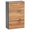 HÄNGESCHRANK 40/64/20 cm  - Eichefarben/Graphitfarben, Konventionell, Holzwerkstoff (40/64/20cm) - Held