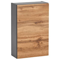 HÄNGESCHRANK 40/64/20 cm  - Eichefarben/Graphitfarben, KONVENTIONELL, Holzwerkstoff (40/64/20cm) - Held