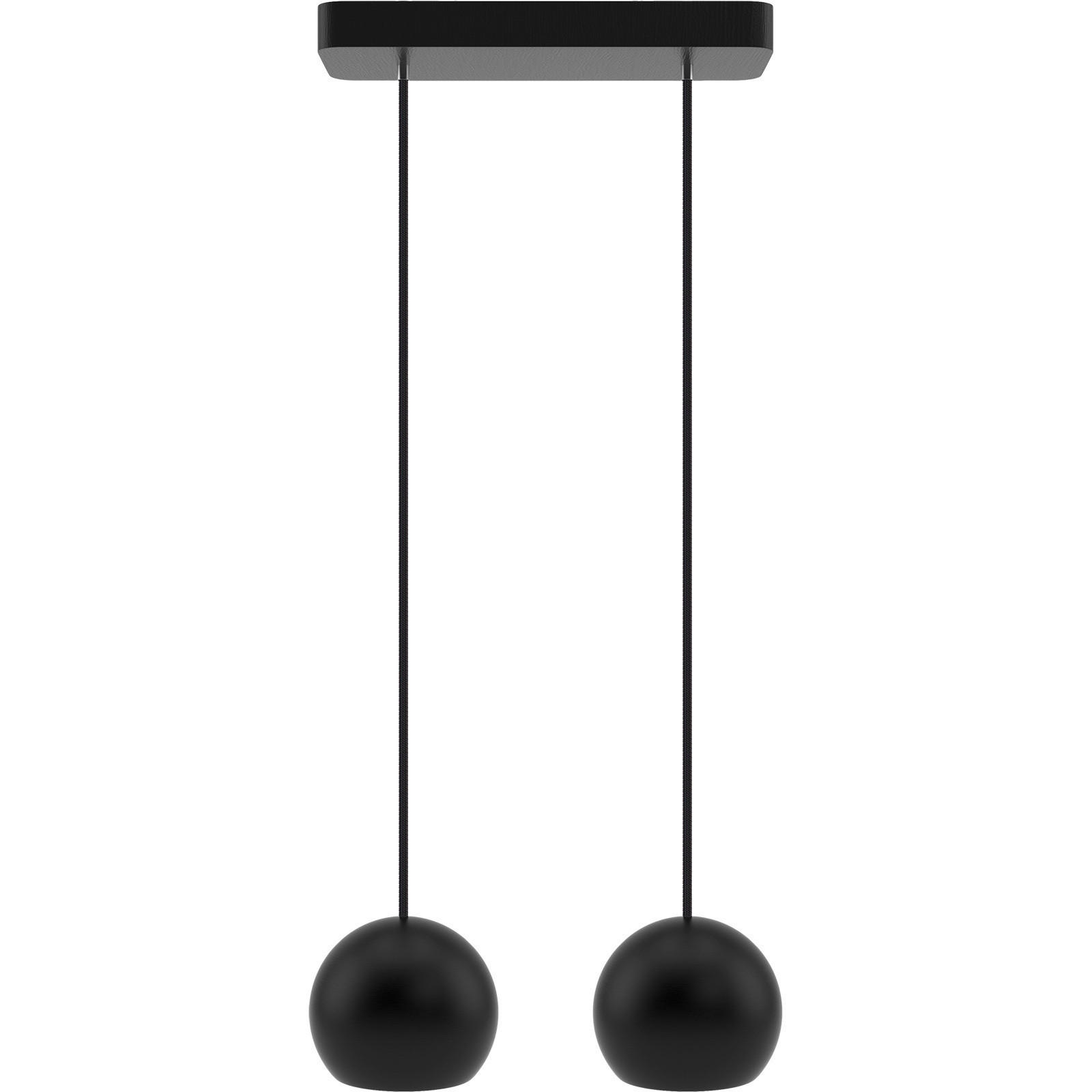 HÄNGELEUCHTE 29/2,9/90 cm  - Schwarz, Design, Holz (29/2,9/90cm)