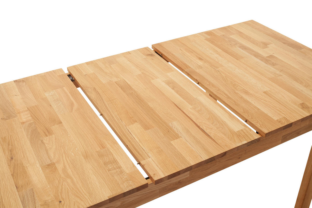 ESSTISCH in Holz 125/80/77 cm  - Wildeiche, KONVENTIONELL, Holz (125/80/77cm) - MID.YOU