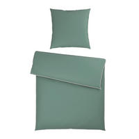 BETTWÄSCHE Calla Flachgewebe 155/220 cm  - Salbeigrün, Basics, Textil (155/220cm) - Dieter Knoll