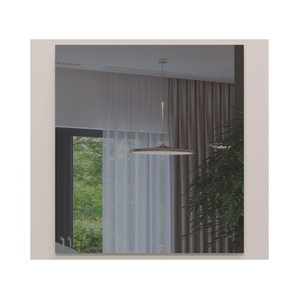 ZIDNO OGLEDALO - Moderno, staklo/pločasti materijal (76/70/3cm) - Voleo