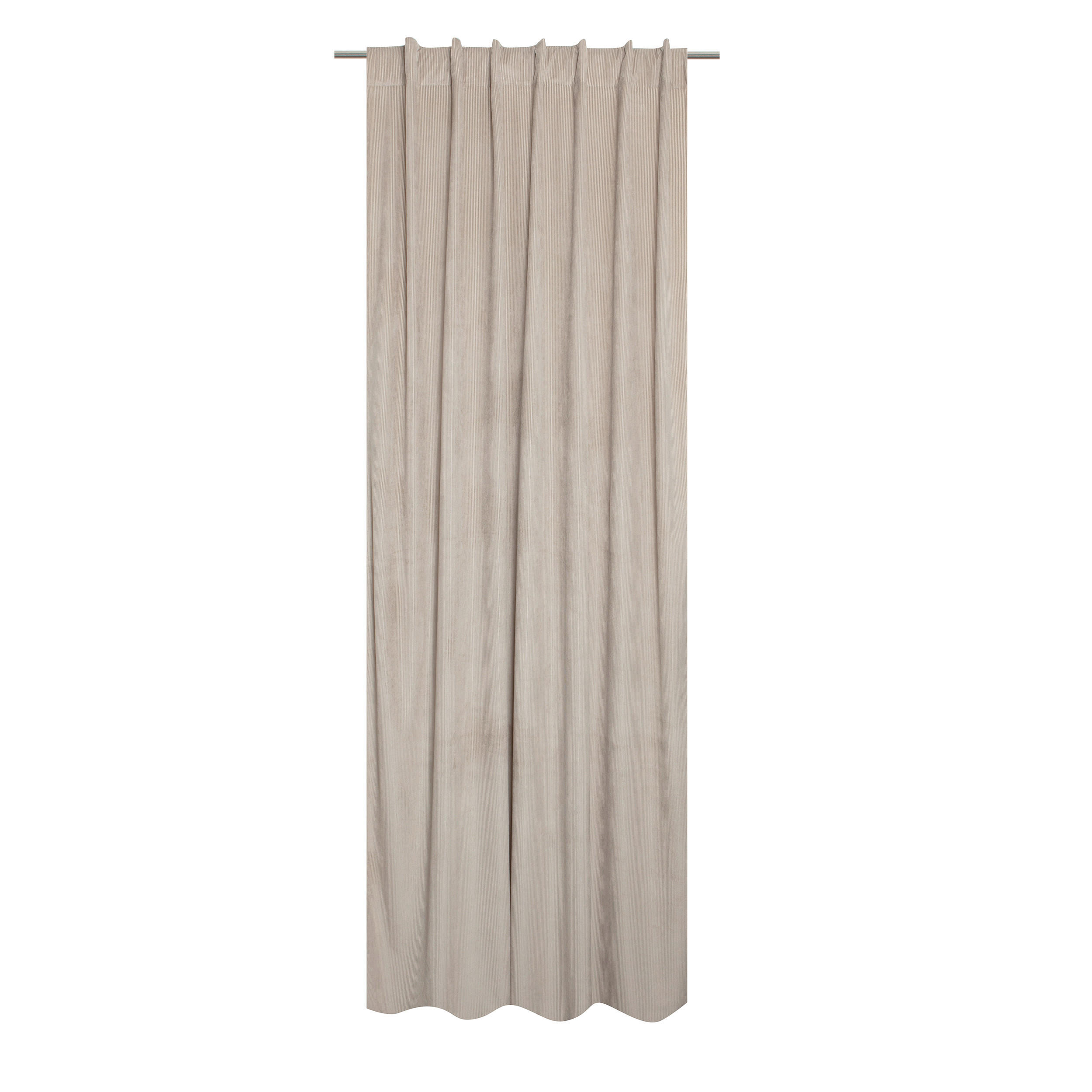 FERTIGVORHANG blickdicht  - Beige, Basics, Textil (140/240cm)
