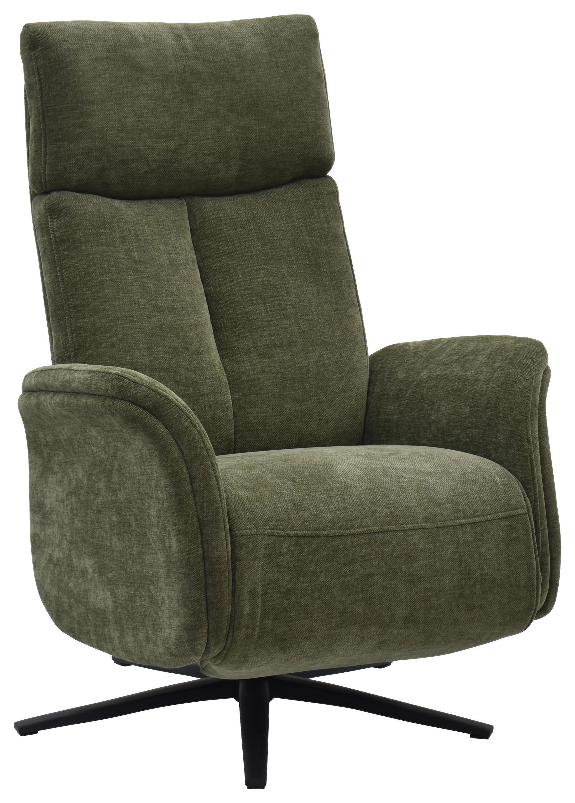 RELAXSESSEL Webstoff    - Schwarz/Grün, Design, Holz/Textil (75/109/84/148/84cm) - Livetastic