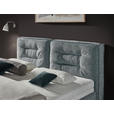 POLSTERBETT Bettkasten, Lattenroste, Matratzen 180/200 cm  in Blaugrau  - Blaugrau/Weiß, KONVENTIONELL, Holz/Textil (180/200cm) - Dieter Knoll