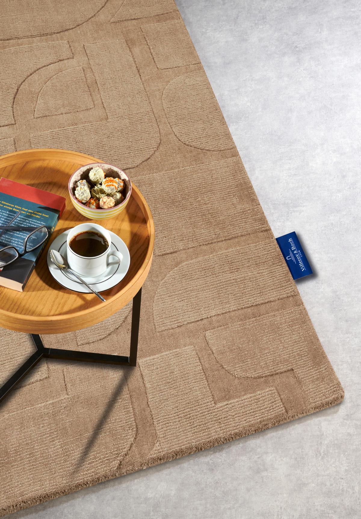 HANDWEBTEPPICH 80/150 cm Kollektion 1906 Beige  - Beige, Basics, Textil (80/150cm) - Villeroy & Boch