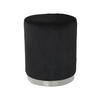 HOCKER Schwarz  - Schwarz, MODERN, Kunststoff (36/44/36cm) - Kayoom