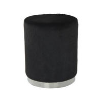 HOCKER Schwarz  - Schwarz, MODERN, Kunststoff (36/44/36cm) - Kayoom