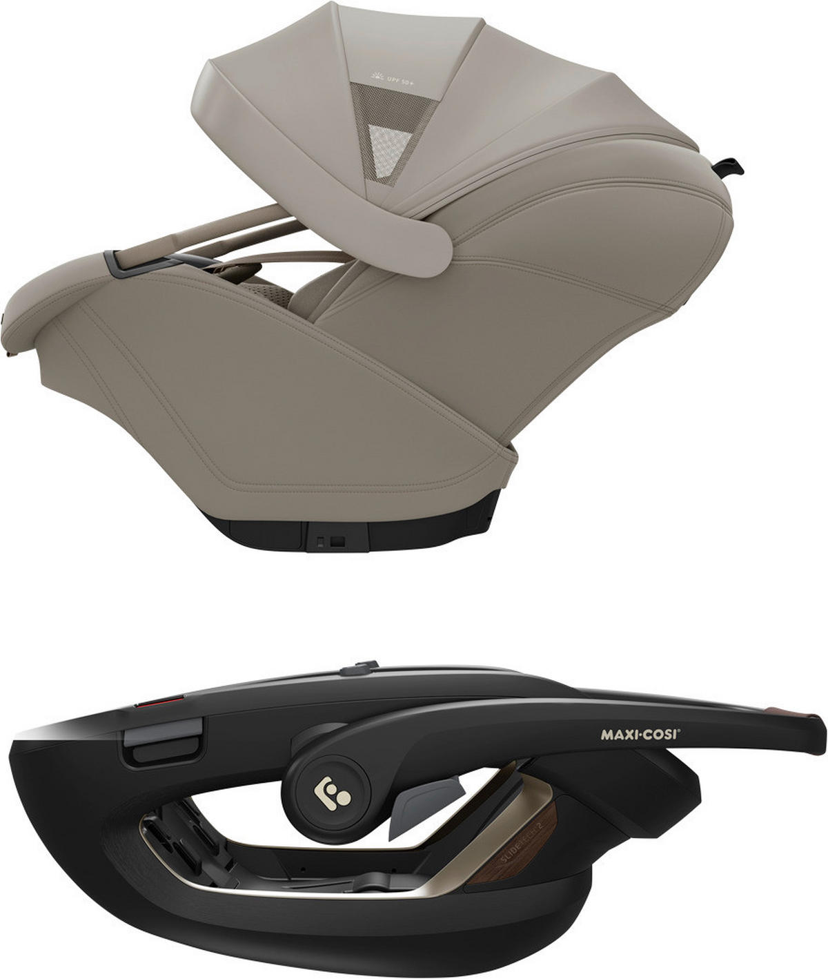 KINDERWAGENSET  Zero-G Travelsystem  Sapphire Sand  - Sandfarben/Creme, Basics, Textil (44,5/105/84cm) - Maxi-Cosi