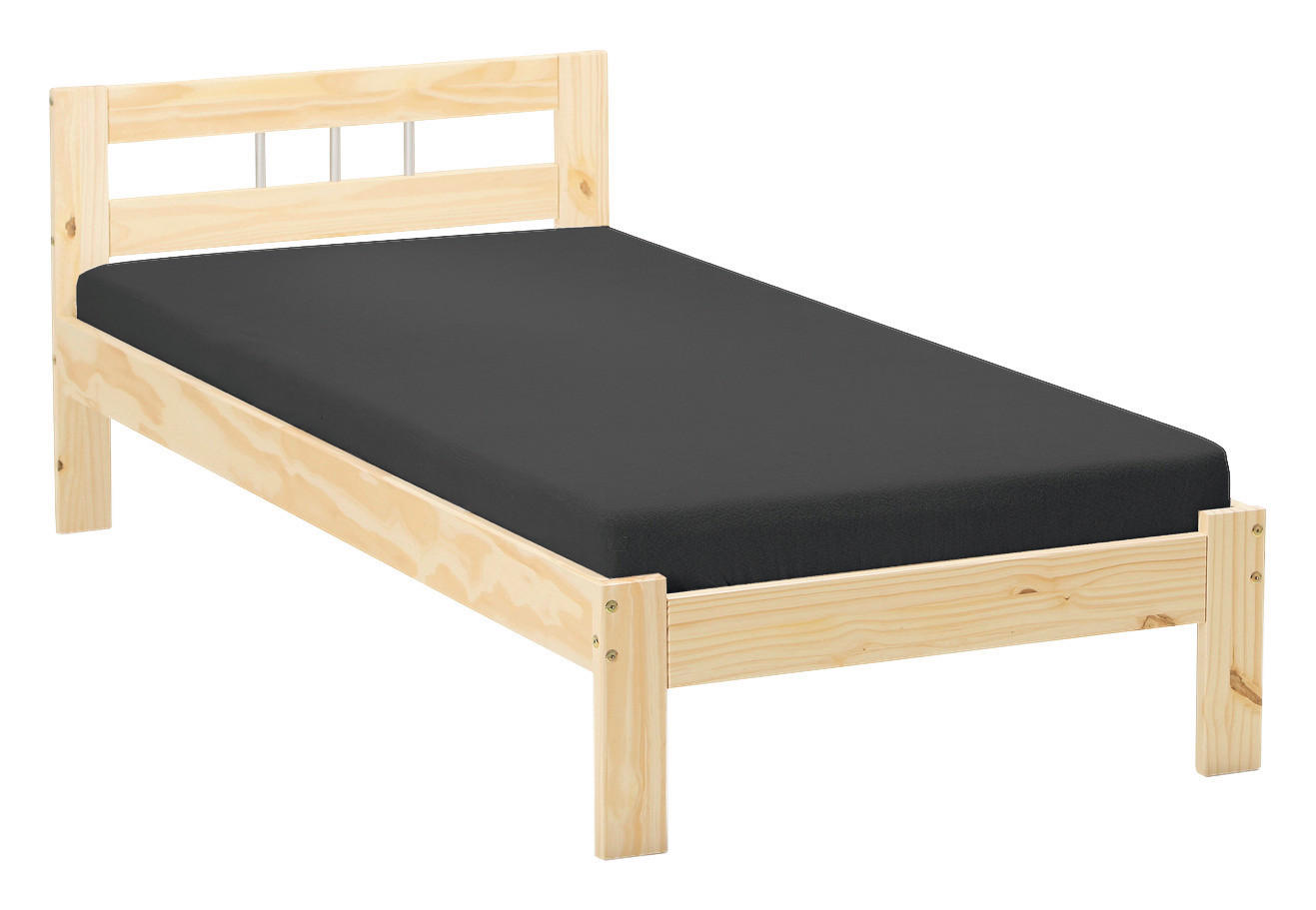 BETT 90/200 cm  in Naturfarben  - Naturfarben, Design, Holz (90/200cm) - MID.YOU