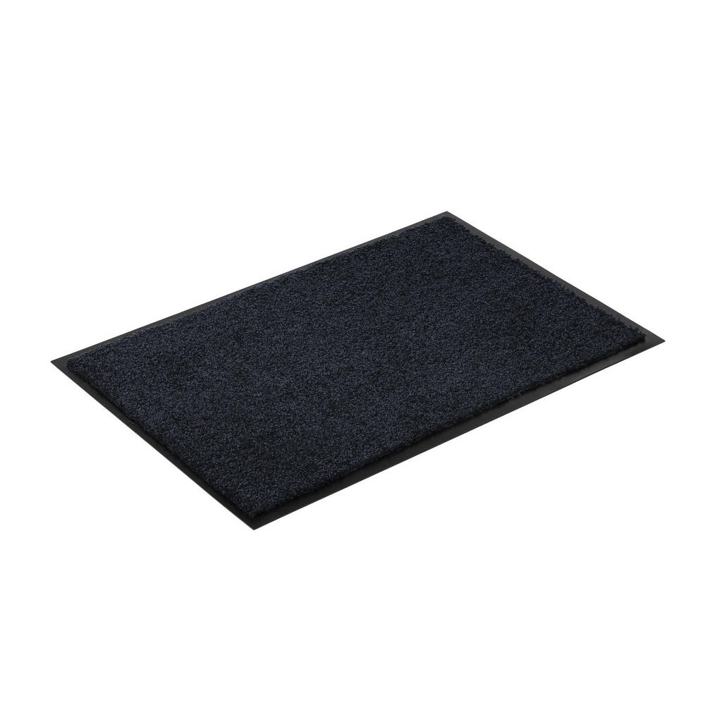 Thumbnail - Esposa FUßMATTE Diamant, Schwarz, Textil, Uni, rechteckig, 60x80 cm, schmutzabweisend, für Fußbodenheizung geeignet, rut...