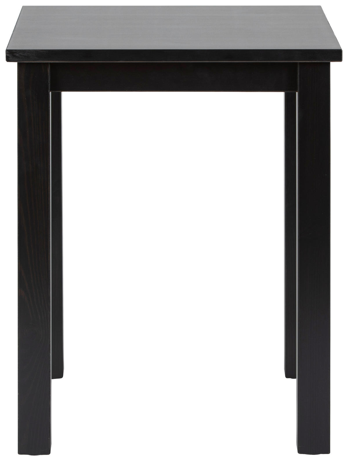 BEISTELLTISCH in Holz 45/45/55 cm  - Schwarz, Basics, Holz (45/45/55cm) - MID.YOU