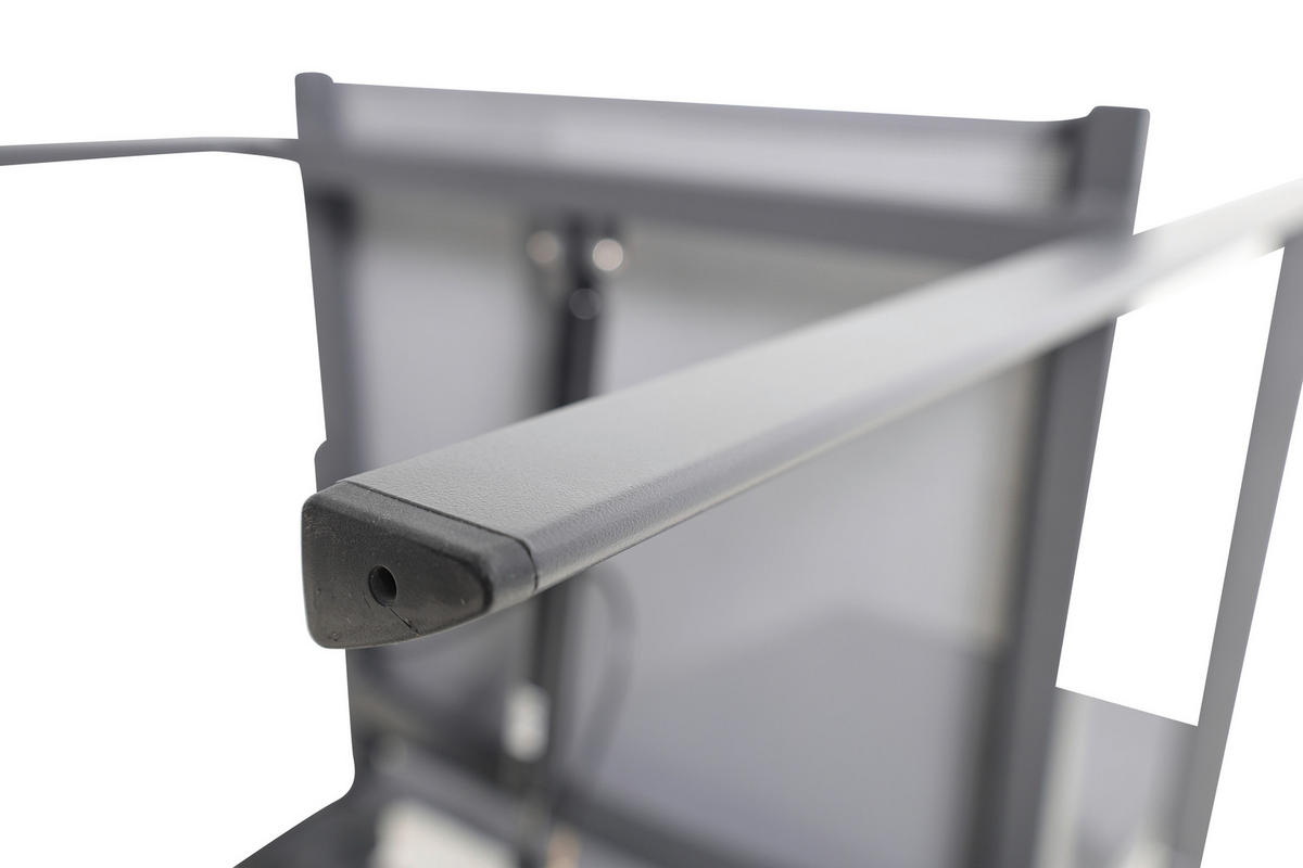 GARTENSESSEL Aluminium Grau  - Grau, Design, Textil/Metall (56,5/105/69,5cm) - Ambia Garden