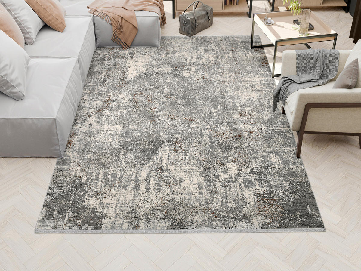 WEBTEPPICH 160/230 cm Bestseller Bound Grau, Beige rechteckig  - Beige/Grau, Design, Textil (160/230cm) - Dieter Knoll