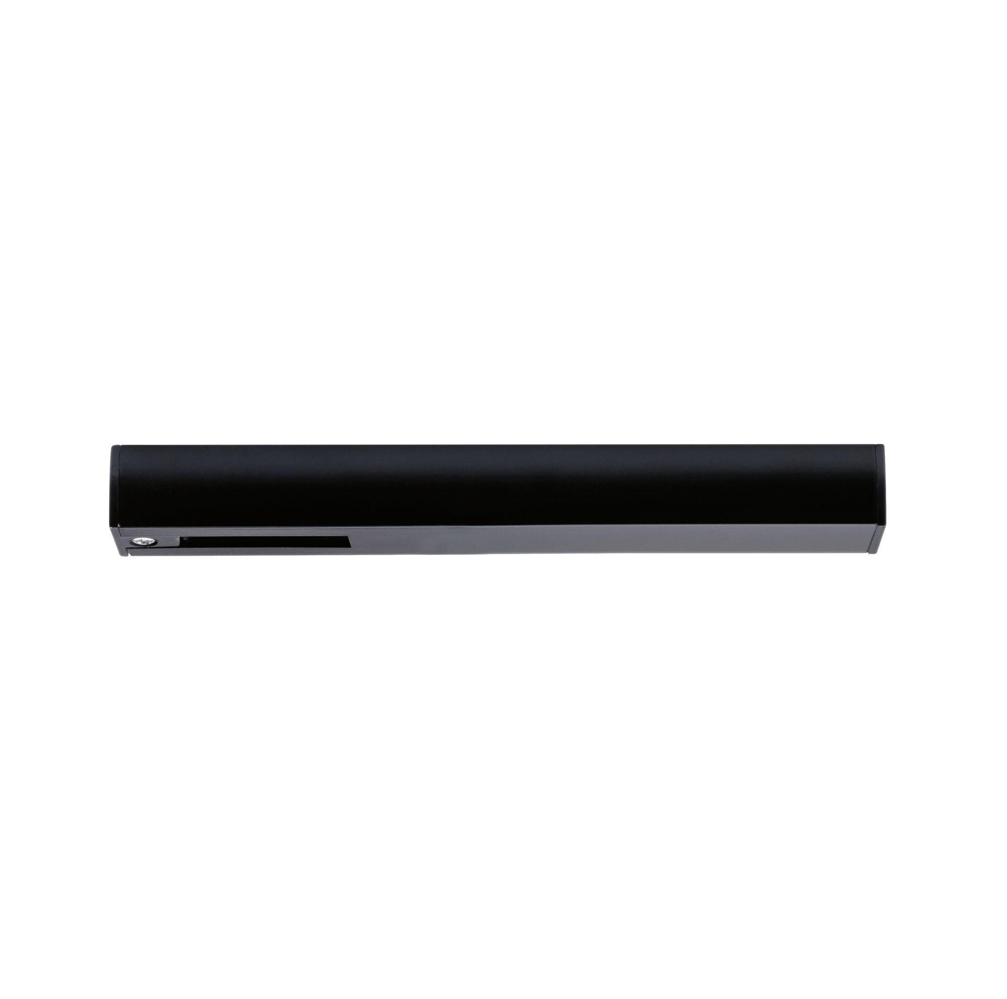 SCHIENENSYSTEM-EINSPEISER 16,1/1,8/1,8 cm   - Schwarz, Design, Kunststoff (16,1/1,8/1,8cm) - Paulmann
