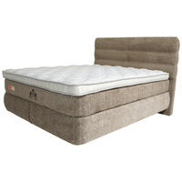 Pat, bej - bej/negru, Basics, metal (160/200cm) - Voleo