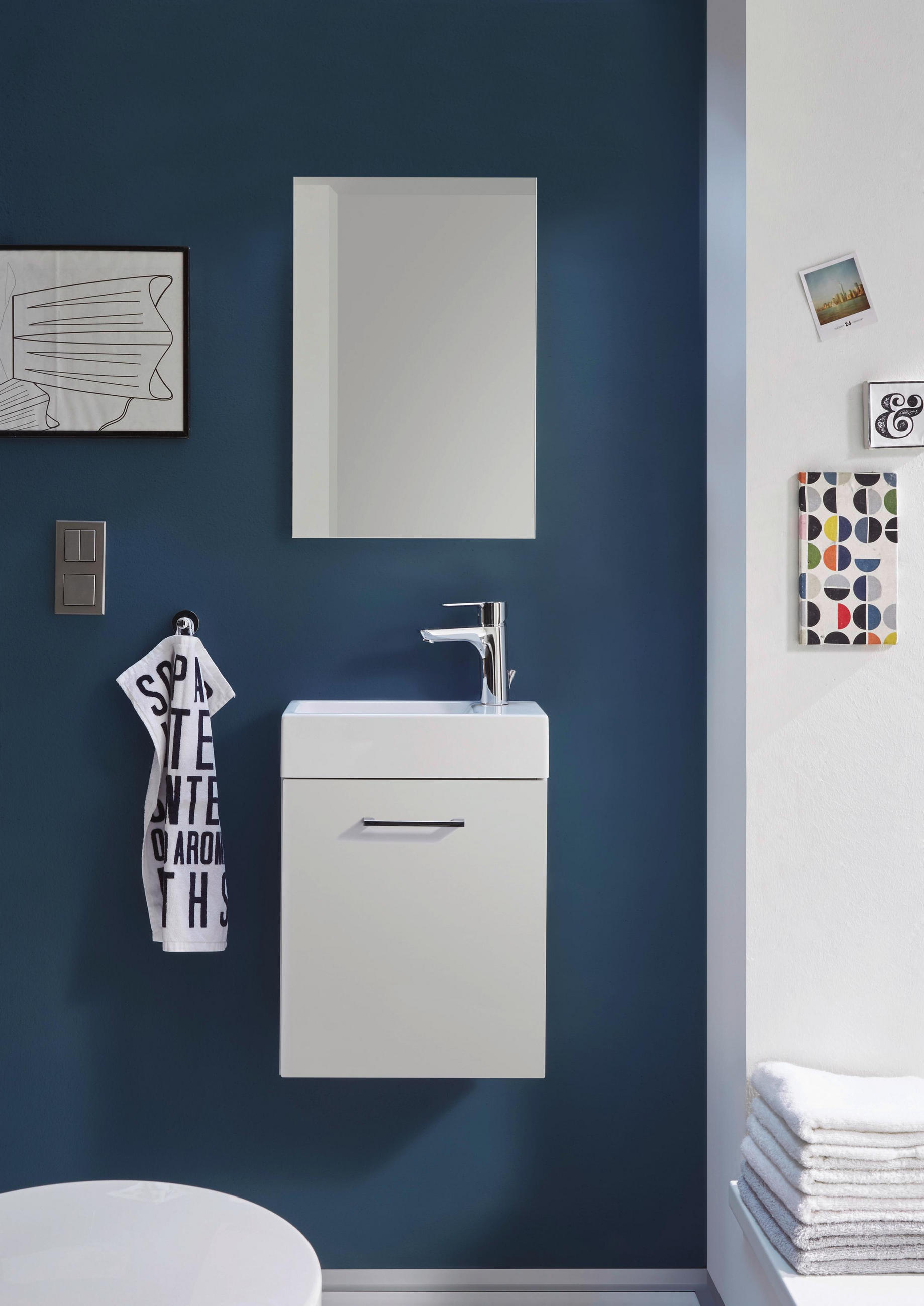 Schmales Badezimmer Set 3 Teilig In Weiss Bestellen