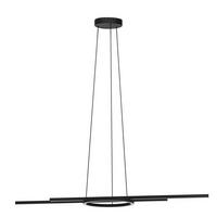 HÄNGELEUCHTE Zillerio-Z 116/30/110 cm  - Schwarz/Weiß, Design, Kunststoff/Metall (116/30/110cm) - Eglo