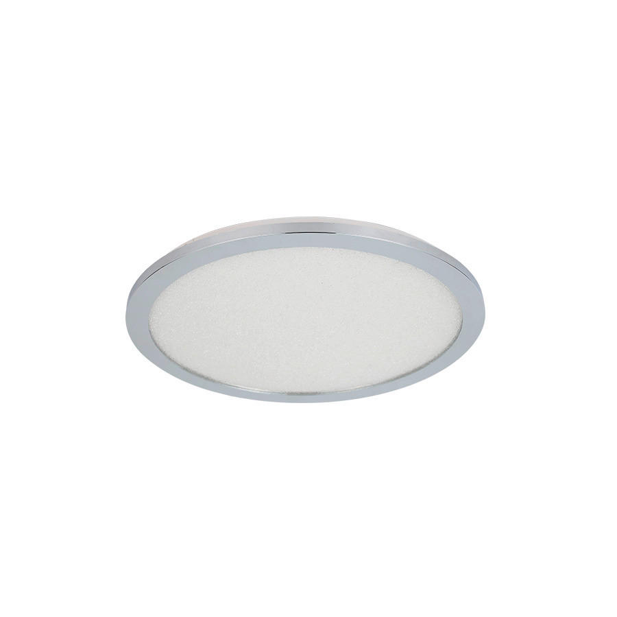 PLAFONIERĂ PENTRU BAIE - culoare crom, Basics, plastic/metal (30cm)
